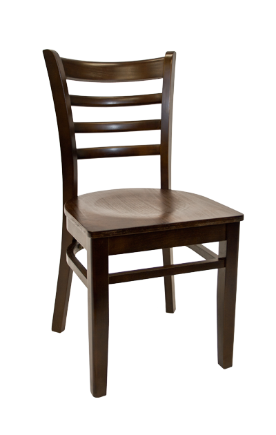 Beechwood Ladder Back Chair with optional seats, vinyl, veneer or solid wood #E1100