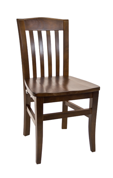 Beechwood Ladder Back Chair with optional seats, vinyl, veneer or solid wood #E1100