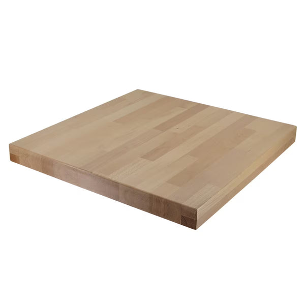 Butcher Block Solid Beechwood Table Tops - Variety of Finishes