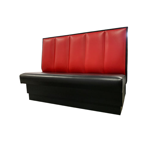Fully Upholstered Booth with Full Plain Back Special 48" Height