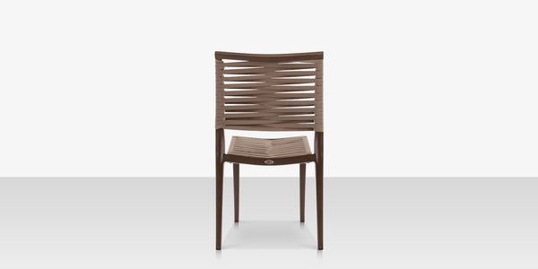 Chloe Rope Style Outdoor Dining Chair <span style="color: #ff8000;" data-mce-style="color: #ff8000;">Bronze or Pewter</span>