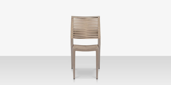 Chloe Rope Style Outdoor Dining Chair <span style="color: #ff8000;" data-mce-style="color: #ff8000;">Bronze or Pewter</span>