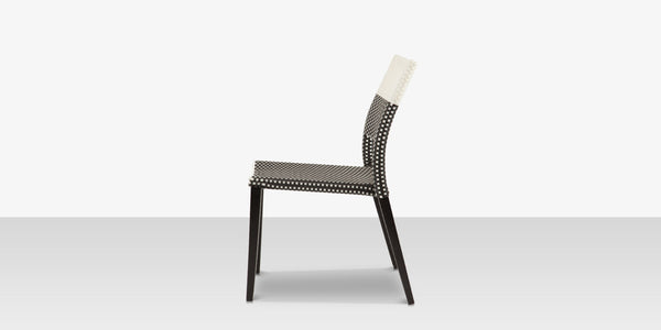 Chloe Wicker Style Outdoor Dining Chair <span style="color: #ff8000;">Espresso</span>