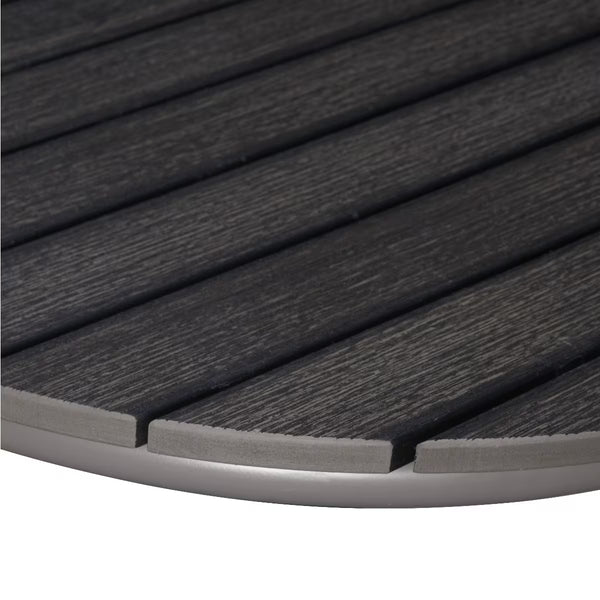 Outdoor/Indoor Synthetic Teak Style Table Tops - Pewter