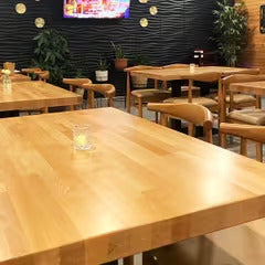 Butcher Block Solid Beechwood Table Tops - Variety of Finishes