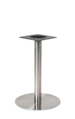 Stainless Steel Round Plate Base for small tables - Restaurant Chairs Direct.COM