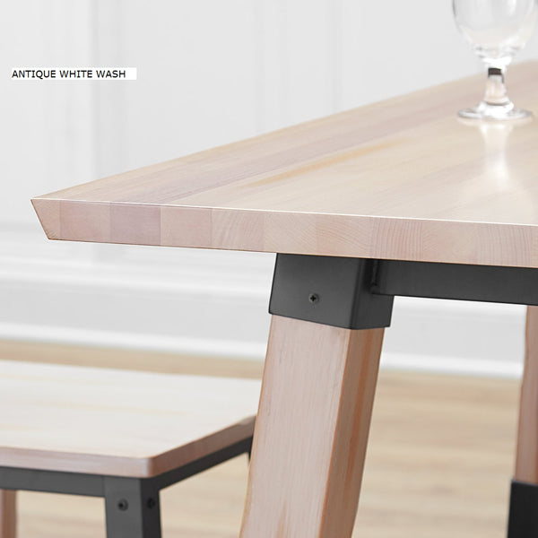 30" x 96" Long Table Tops - Antique White Wash