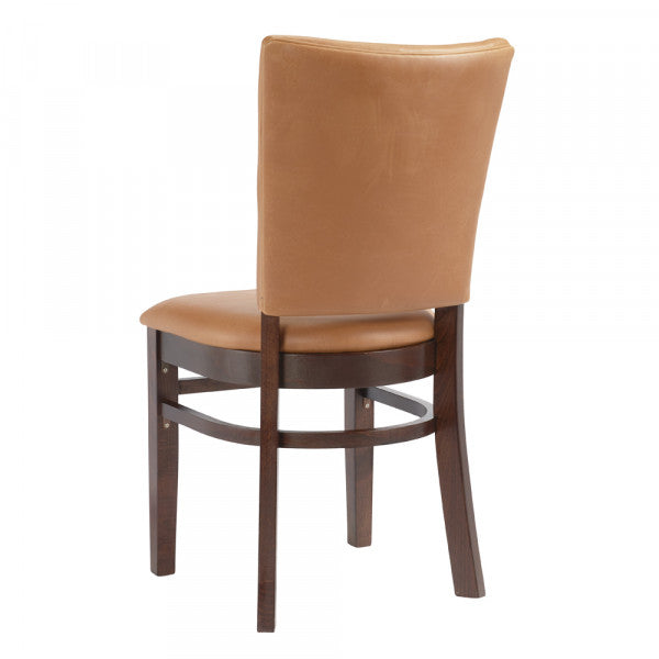 Wood Fully Upholstered Chair & Matching Barstool #G457/G957 <br><span style="color: #ff8000;">4 Frame Colors</span>