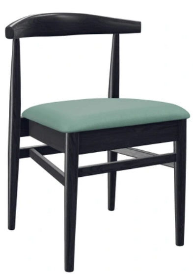 Stackable Natural Elm Wood Chair With Vinyl Seat #G680N <span style="color: #ff8000;"><span style="color: #00aaff;">*Black *Natural *Walnut<br>