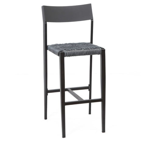 Outdoor/Indoor Aluminum Bar Stool with Polyester Fabric #G-922BS