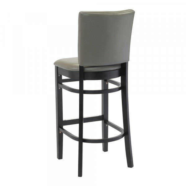 Wood Fully Upholstered Chair & Matching Barstool #G457/G957 <br><span style="color: #ff8000;">4 Frame Colors</span>