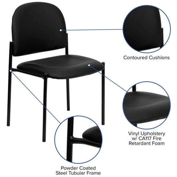 Stackable Comfort Vinyl Steel Frame Chair #FBT515 - Restaurant Chairs Direct.COM