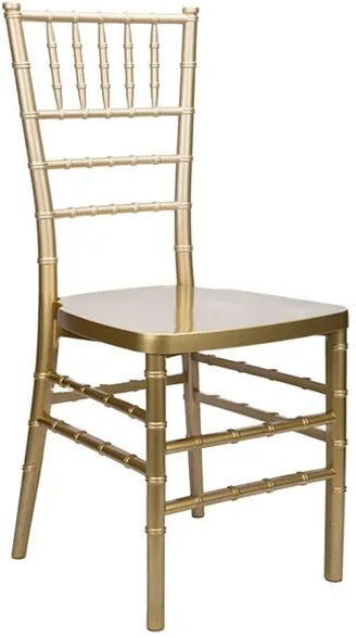 Gold Resin ToughResin™ “Mono-Frame” Chiavari Chair CCRG-MONO-AX-T  with Ivory Cushion <p><span style="color: #ff2a00;">Unknown stock at this time<br></span></p>