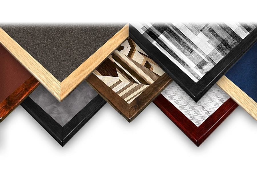 Inlay Wood Edge Table Tops