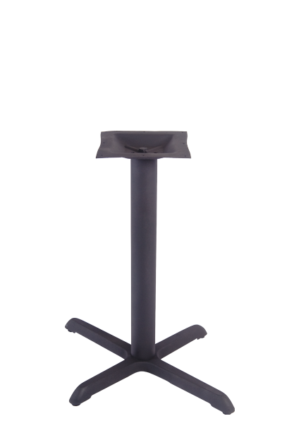 22" x 30"  3-Piece Cross Leg Table Base- Indoor - Restaurant Chairs Direct.COM