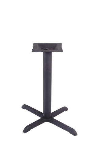 22" x 30"  3-Piece Cross Leg Table Base- Indoor - Restaurant Chairs Direct.COM