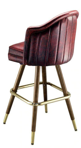 Deluxe Channel Back Bar Stool w/Channeled Outside Back #7060
