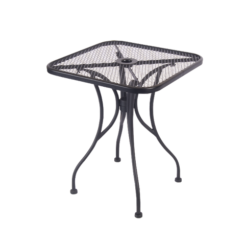 Wrought Iron Style Outdoor Table 24" Square - Restaurant Chairs Direct.COM