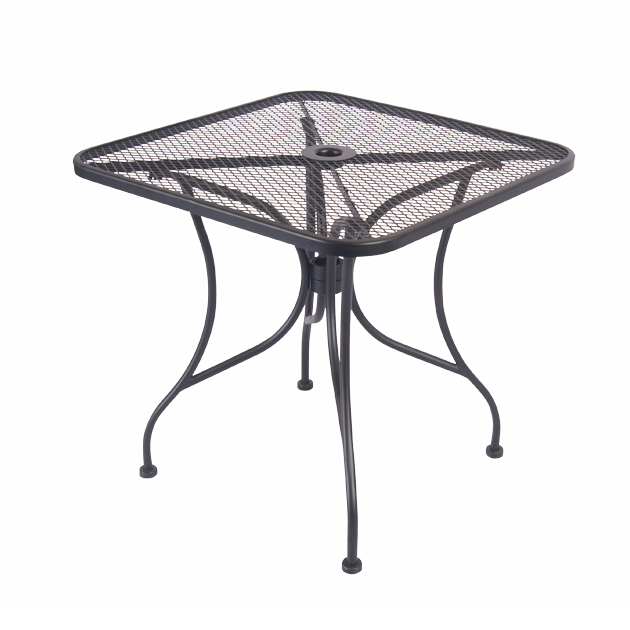 Wrought Iron Style Outdoor Table 30" Square - Restaurant Chairs Direct.COM