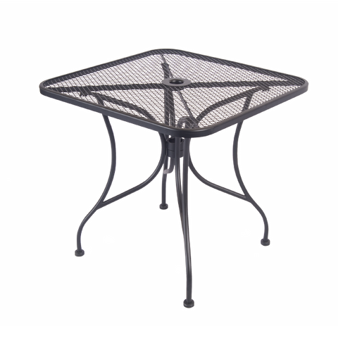 Wrought Iron Style Outdoor Table 30" Square - Restaurant Chairs Direct.COM