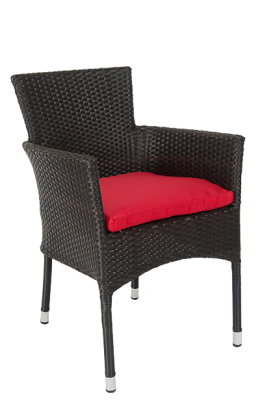 Aluminum Synthetic Wicker Dining Chair #E89 - Restaurant Chairs Direct.COM