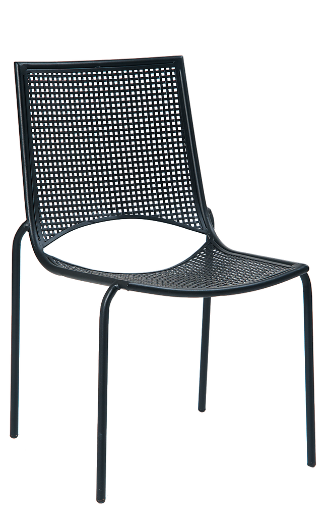 Mesh metal outdoor discount chairs