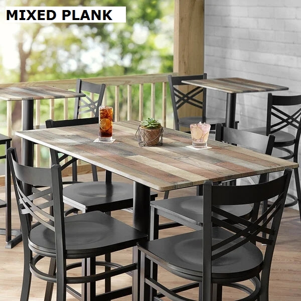 Outdoor/Indoor Table Tops LTS Series - Mixed Plank