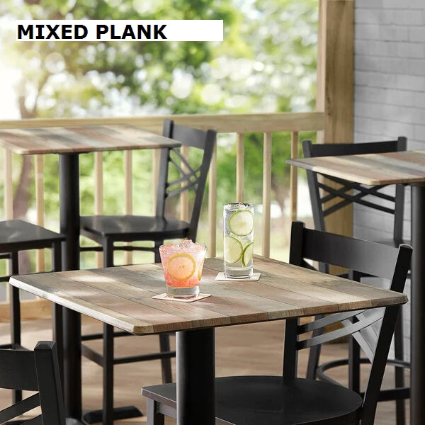 Outdoor/Indoor Table Tops LTS Series - Mixed Plank