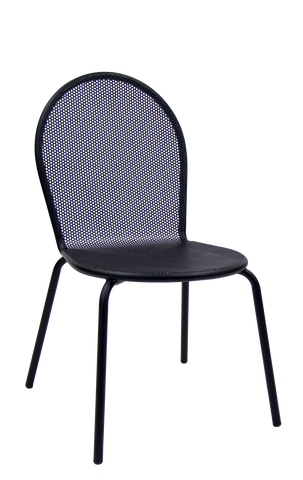 Outdoor/Indoor Metal Metal Chair, Mesh Style Seat & Back #E-30B