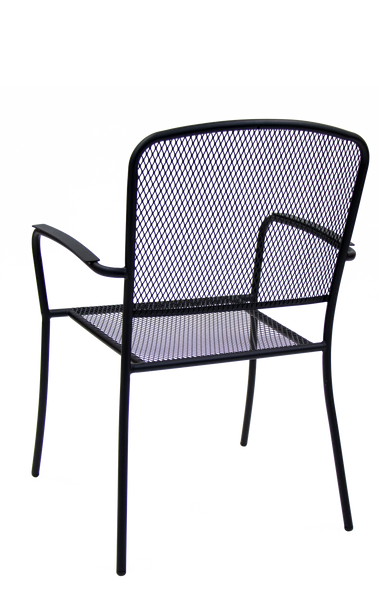Outdoor/Indoor Metal Armchair, Mesh Style Seat & Back #E-31B