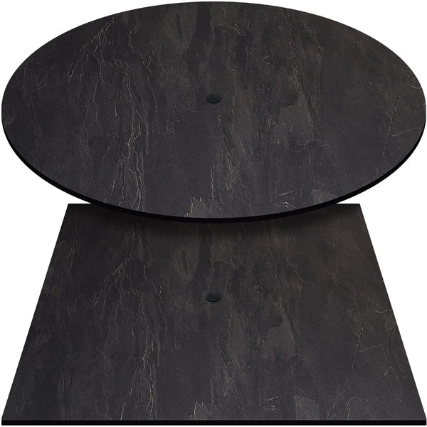 COMPCOR Quick Ship Indoor/Outdoor Table Tops – Raven Slate
