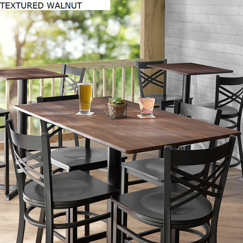 Outdoor/Indoor Table Tops LTS Series - Textured Walnut