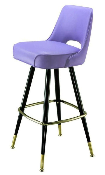 Vented Back Bar Stool w/Optional Wood Legs #7022