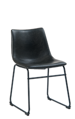 Vintage 13 Bar Stool - Black Vinyl - Restaurant Chairs Direct.COM
