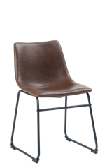 Vintage 13 Bar Stool - Brown Vinyl - Restaurant Chairs Direct.COM