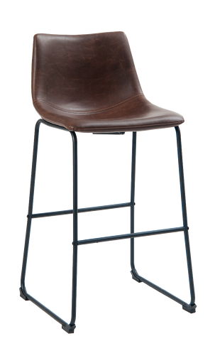 Vintage 13 Bar Stool - Brown Vinyl - Restaurant Chairs Direct.COM