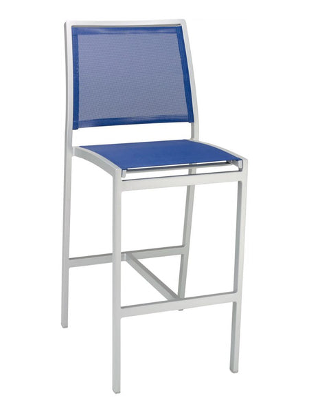Outdoor/Indoor Aluminum Bar Stool #FS-5724S  <strong><span style="color: #ff8000;">....UNAVAILABLE AT THIS TIME</span></strong>