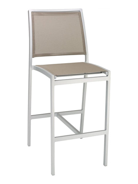 Outdoor/Indoor Aluminum Bar Stool #FS-5724S  <strong><span style="color: #ff8000;">....UNAVAILABLE AT THIS TIME</span></strong>