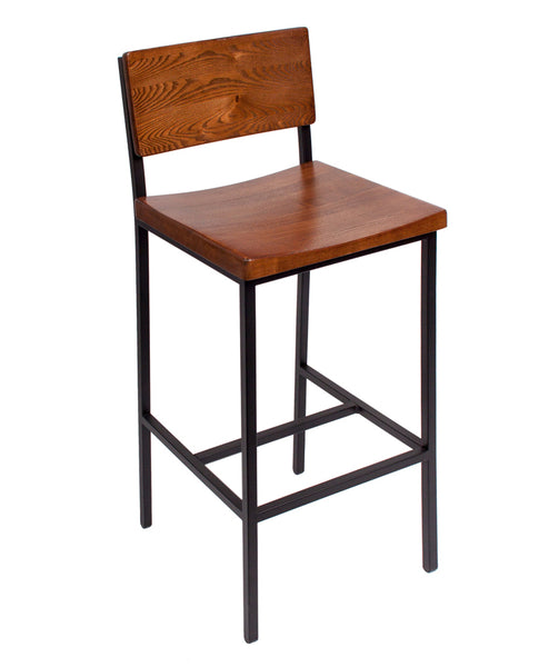Chattanooga Bar Stool - Black Frame - Restaurant Chairs Direct.COM