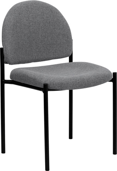 Stackable Side Chair Steel Frame with Gray Fabric - Restaurant Chairs Direct.COM