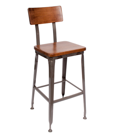 Williamstown Bar Stool - Clear Coat Frame - Restaurant Chairs Direct.COM